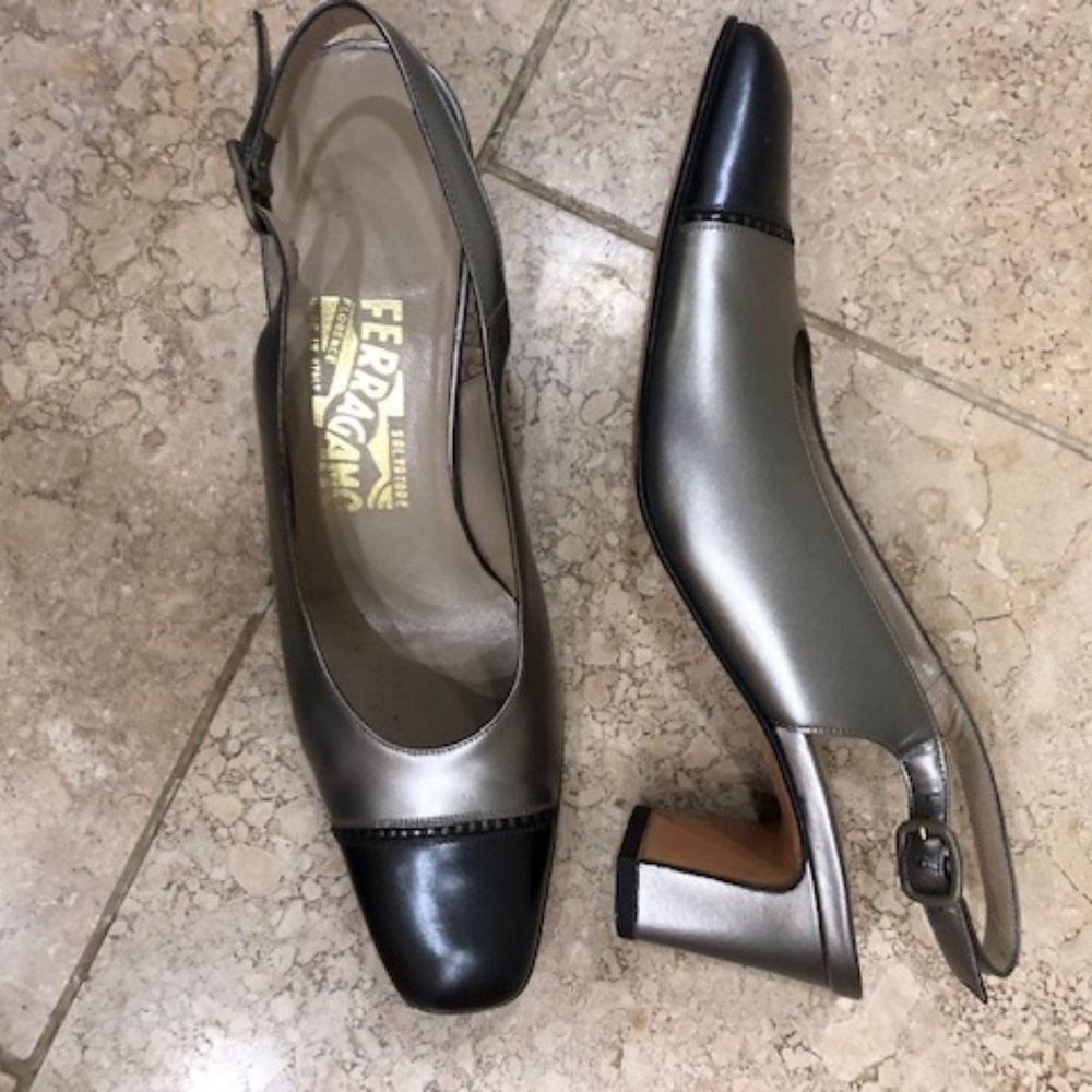 Salvatore Ferragamo two-toned shoes